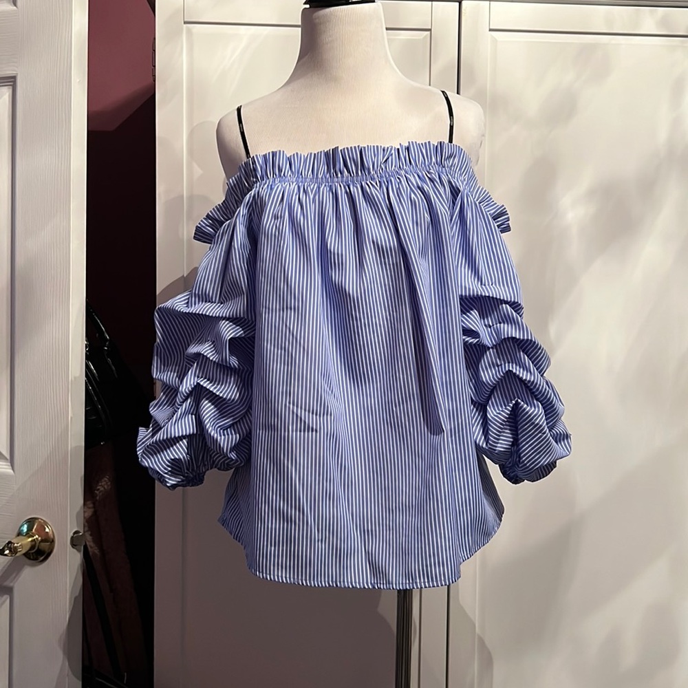 Off the shoulder top.